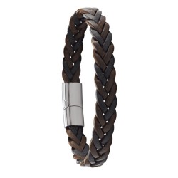 Bracelet Acier NATHO- CUIR...