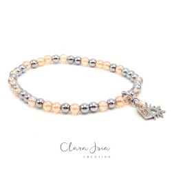 Bracelet Acier Quartz Aura...