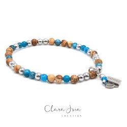 Bracelet Acier Apatite...