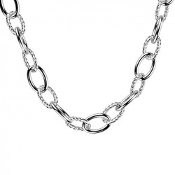 Chaine métal argenté CORDAGE