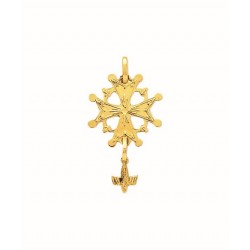 Croix Huguenote or jaune...