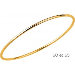 bracelet rigide plaqué or 