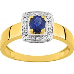 Bague or gris 750°/oo...