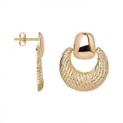 boucles d'oreilles plaqué or 