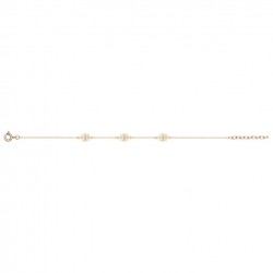 bracelet plaqué or OZ BLANC