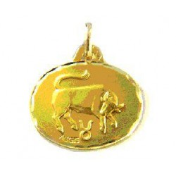 Médaille zodiaque or 750 °/°° 