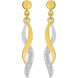 boucles d'oreilles or jaune...