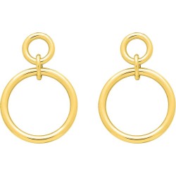boucles d'oreilles plaqué or 