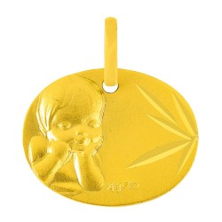 Médaille or jaune 750 °/°°...