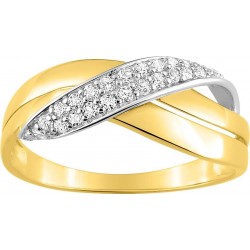 Bague or jaune 750°/oo OZ 