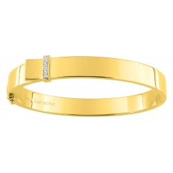 bracelet rigide plaqué or oz