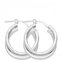paire de créoles argent 