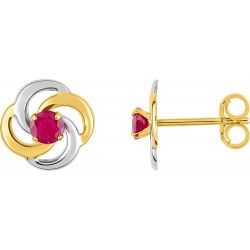 boucles d'oreilles or jaune...