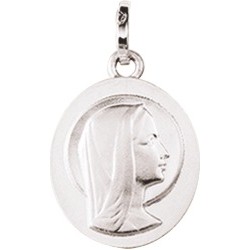 Médaille Vierge or 375°/oo 
